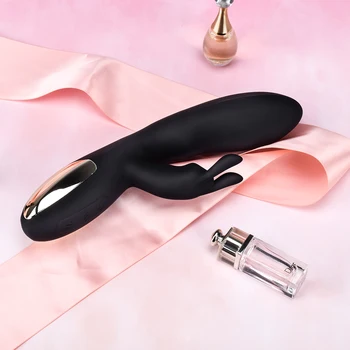Vibrator Rabbit Vibrator 10 Hitrost Močno Vagina Massager G-spot Dvojni Klitoris Stimulator Ženski Masturbator Sex Igrače Za Ženske