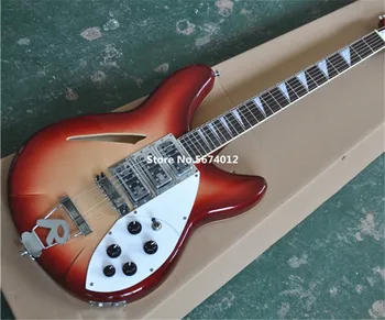 Visoka kakovost 360 električna kitara 6 niz električne kitare cherry red lahko prilagodite glede na zahteve