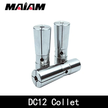 Visoka kakovost dc12 collet dc chuck collet cnc potegnite nazaj collet 2 mm 4 mm 6 mm 8 mm 10 mm 12 mm 1/8 visoko natančnost, 0.003 0.005 collet