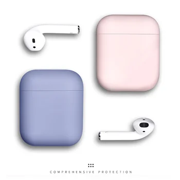 YXAYN Mehki Silikonski Slušalke Cover Za Apple Airpods 1 2 Pro srčkan Zaščitna torbica