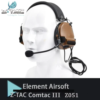 Z-TAC Comtac III Slušalke C3 Dual Channel Pickup Zmanjšanje Hrupa Slušalke Airsoft, Lov Slušalke (Z051)