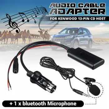 Za Kenwood Car Audio CD Gostiteljice 13-pin 12V Avto Handfree Audio bluetooth 5.0 HIFI AUX Kabel Adapter Z Micphone
