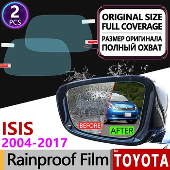 Za Toyota ISIS 2004 - 2018 Polno Kritje Anti Meglo Film Kritje Rearview Mirror Rainproof Anti-Fog Filmov Pribor 2008 2013 2016