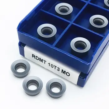 10 kosov RDMT10T3 MO LT30 karbida rezilo kovin, CNC stružnica rezkanje rezalnik deli orodje RDMT 10T3 rezalno orodje