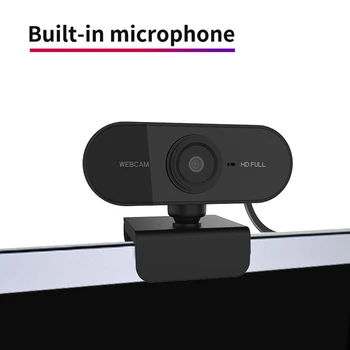 1080P HD USB 2.0 Spletna Kamera Video na Spletu Poučevanja Konferenčni Mikrofon CMOS Kamera za Računalnik PC Monitor