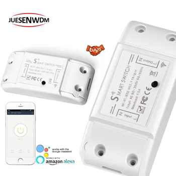 10A 2KW 1-smerna svetilka led Basic WiFi Smart Stikalo za Brezžični Avtomatizacijo Doma za glasovni nadzor časovnik stikalo