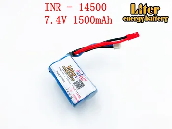 18650 7,2 V 14500P Litrski energijo baterije 14500 baterije 2S1P 7.4 V 1500mAh s pcb