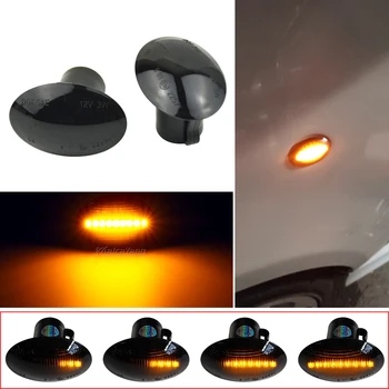 1Pair LED Dinamični Strani Oznako Vključite Opozorilne Luči Zaporedno luči Za Fiat 500, Ford KA Lancia Lybra Ypsilon, Alfa 4C Za Maserati