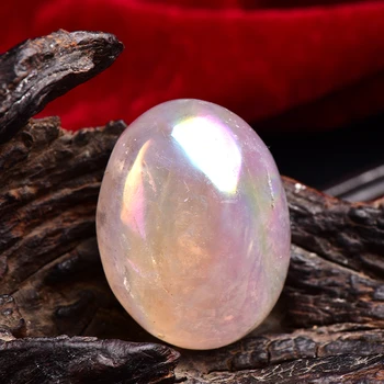 1PC Naravnih pink rose quartz stroji in originalni kamen jajčaste kristalno žogi gemstone