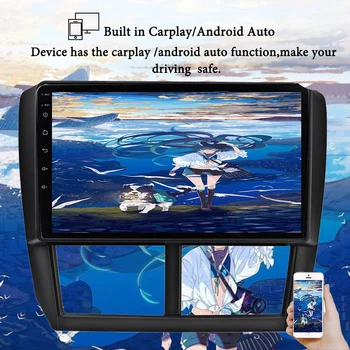 2 Din Android 10.0 avtoradio, predvajalnik, GPS Navigacija Za Subaru Gozdar Impreza 2008-6GB RAM 2din video Predvajalnik