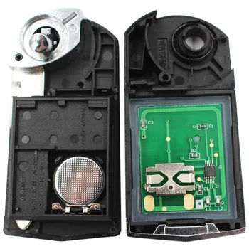 2 Gumbe, ki Smart Remote Control Ključne Fob 433MHZ z 4D63 Čip Vstop brez ključa Za Mazda M5 5