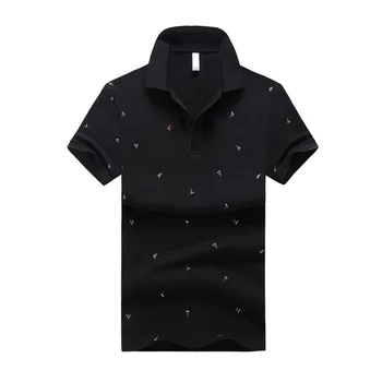 2019 Nov Modni Moški Polo Majica Jadrnico, Ki Je Natisnjena Mens Business Casual Moški Polo Majice Kratek Rokav Blagovne Znamke Mens Oblačila