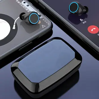 2020 Bluetooth Slušalke M11 Bluetooth 5.0 TWS Brezžične Stereo Slušalke z Digitalnim prikazom Polnjenje Box