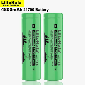 2020 NOVO LiitoKala Lii-48S 3,7 V 4800mAh li-lon Akumulatorska Baterija Za 9,6 moč 2C Stopnja Praznjenja ternary litijeve baterije