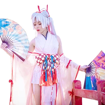 2020 Shiranui Onmyoji SSR Shiranui Diver Ali Kimono Cosplay Kostum Nove seksi Obleka za Halloween kostumi Darila Brezplačna Dostava