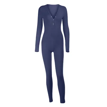 2021 Novo Odraslih Jumpsuits Funkcionalne Buttoned Zavihek Natisnjeni Ženska je Snemljiv Sleepwear Pižamo bo Ustrezala Homewear Enem Kosu Jumpsuit