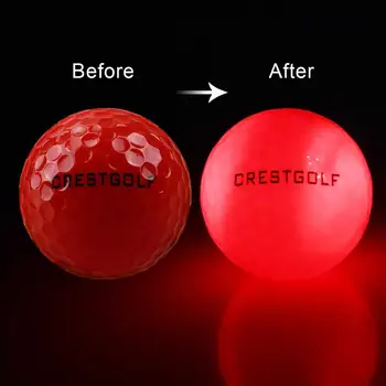 20pcs/Veliko Crestgolf Utripa Žareče Golf Žogo Noč Sijaj Flash prižgejo LED Golf Žogo,Šest Barv (Posodobljeno Mešane Barve Svetlejše)