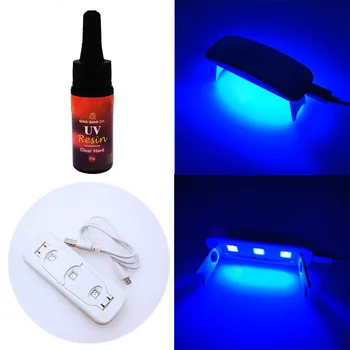 25 g UV Epoksi Smolo Z 3W UV-LED Lučka za Lase Kit Smolo Plesni Težko Za Ročno DIY Nakit, Izdelava Orodij