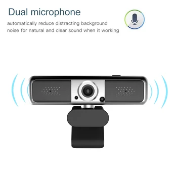 2K 4X ZOOM webcam Spletna kamera z mikrofonom spletni camara za pc webcam 1080p 30fps kamero usb webcam polno hd 1080p video kamero za pc
