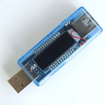 3 v 1 Modra Polnilnik USB Zdravnik Mobilne Moč Detektor Baterije Test Trenutne Napetosti, Merilnik Baterije Tester Merilni Instrumenti