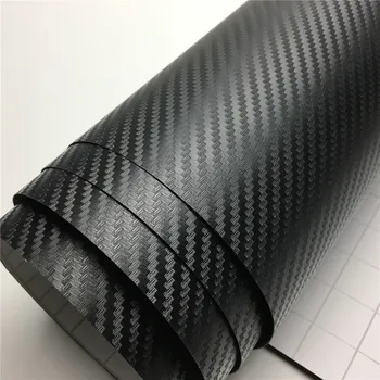 3D Carbon Vinil Film Bubble Brezplačno Za Avto Zaviti Laptop Kože Telefon Pokrov motornega kolesa Vozil, Zavijanje
