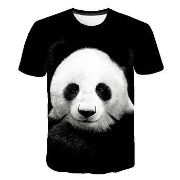 3D tiskanje, vzorec zanimivo Otroci Tshirt Fantje In Dekleta Tshirts Panda Bambusa Polarni Medvedi Harajuku Lepe majice Novo 2020