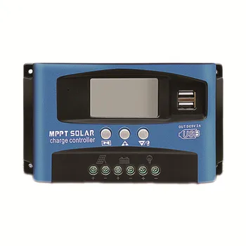 40-100A 12V/24V MPPT Solarni Krmilnik za Polnjenje Fotovoltaičnih Svetlobne Plošče Polnilnik z Dvojno Vrata USB LCD Zaslon