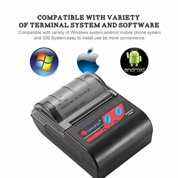 58mm mobilnih Android Bluetooth Termični Tiskalnik Mini Bluetooth Toplotne Prejemu Tiskalnik