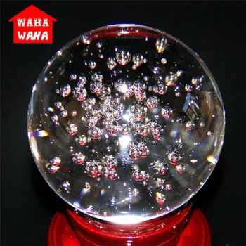 60mm Kristalno Steklo Žogo Umetno Kristalno Steklo Žogo Področju Dekoracijo Kitajski Slog Feng Shui Okrasitev Žogo Dodatki Darilo