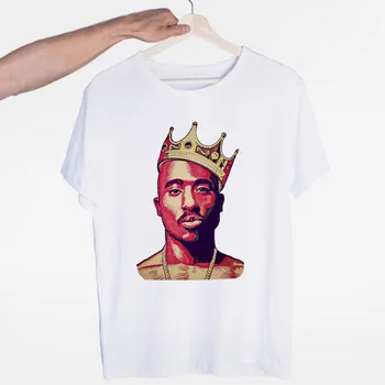 Ameriški Rapper Tupac Makaveli 2pac Thug Life T-shirt O-Vratu, Kratke Rokave Poletje Priložnostne Modna Unisex Moških in Žensk Tshirt