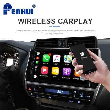 Avto DVD Za Toyota Land Cruiser Prado 2018-2020 Avto Radio Večpredstavnostna Video Predvajalnik Navigacija GPS Android 10.0 Double Din