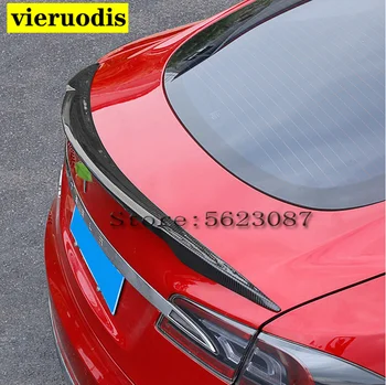 Avto Styling Za Tesla Model S 4 Vrata Limuzina 2012 2013 2016 Auto Ogljikovih Vlaken Zadaj Boot Trunk Krilo Lip Spojler