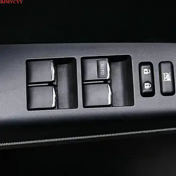 BJMYCYY 7PCS/SET Avto ABS okna dvigalo gumbi krasijo bleščice za Toyota camry 2013 2016 2017 dodatki