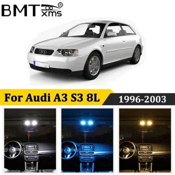 BMTxms 25Pcs Za Audi A3 S3 RS3 8L 8L1 Hatchback LED Notranjosti Zemljevid Svetlobe Canbus Žarnice registrske Tablice Kit (1996-2003) LED Žarnice