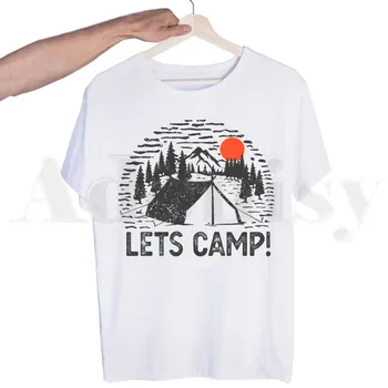 Bushcraft Preživetje Hammocking Kampiranje Mountain Travel Divje Tshirts Moške Poletne majice Tshirt Vrh Tees Ulične Harajuku Smešno
