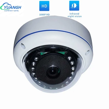 CCTV Dome Kamera 2MP 180 Stopinj 1,7 mm Fisheye Objektiv IR Nočno Vizijo Kovinski Vandalproof AHD 1080P Varnostne Kamere