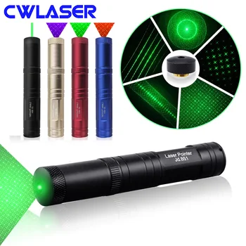 CWLASER 2-v-1 532nm Zeleni Laserski Kazalec (851) s Star Kazalec