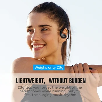 Dacom Športnik Teče Brezžični Šport Slušalke Stereo Bluetooth 5.0 Slušalke šumov Vodotesne Slušalke z Mikrofonom