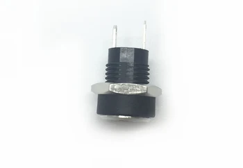 DC-022B Temperature odpornost na Polno baker DC napajalni vtič v vtičnico z matico 3.5*1.35 2pin Varjenje skladu 20pcs