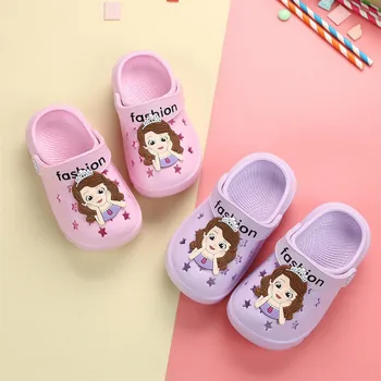 Disney otroška luknjo čevlji fantje risanka zaprtih otroške copate dekleta princesa zamrznjene sandali
