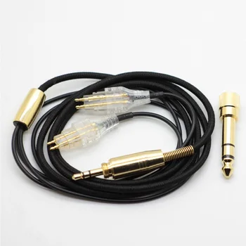 DIY Zamenjava Slušalke Kabel Vrvice za Sennheiser HD560 HD580 HD600 HD650 HD540 HD420 Slušalke Kabel Upgrate Avdio Kabel