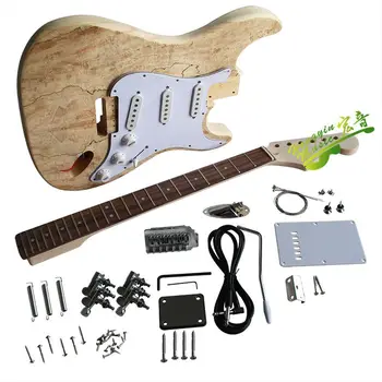 Električno kitaro, zaradi česar materiala pribor willow tree furnir, električna kitara eucalyptus telo Ameriški hard maple vratu