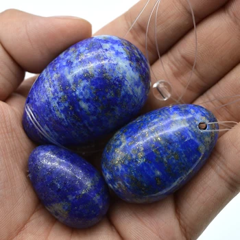En Sklop Lapis Lazuli Yoni Jajce Naravnih Izvrtane Jade Jajca Medenične Mišice Keglove Uresničevanje Massager