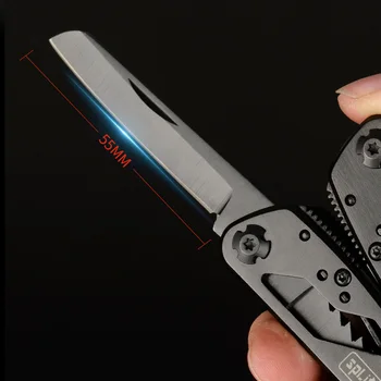 G202B Multi Orodje Plier Folding Taborjenje Survival Nož iz Nerjavnega Jekla Večnamenski Ribolov EOS Orodja Visoko Trdoto z vrečko