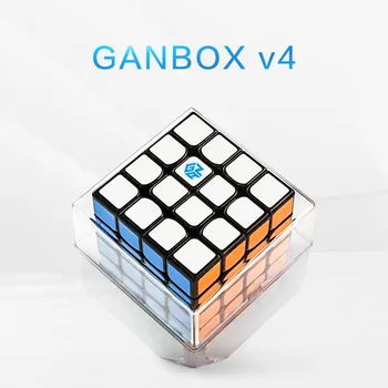GAN460 M 4x4x4 Magnetne puzzle Magic Cube GAN 460 Strokovno 4 Plast Magneti Hitrost Kocke GANS Igrače Za Otroke