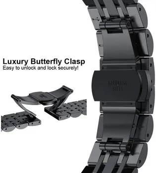 GT 2e zapestnico iz Nerjavečega Jekla Watchband Za Huawei watch gt 2e Kovinska Zapestnica trak Za huawei gt 2E Smartwatch Klasičnih razredi