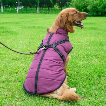 Hišni Pes Jakno Z Jermenom, Pozimi Topla Oblačila Za Pse, Za Velike Pse Nepremočljiva Big Dog Plašč Chihuahua Francoski Buldog Obleke