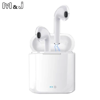 I7s Tws Bluetooth Slušalke Mini Brezžična Čepkov Šport za Prostoročno uporabo Brezžične Slušalke s Polnjenjem Polje za Telefon xiaomi