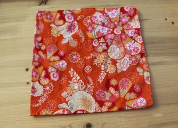 Japonski slog handkerchief furoshiki cotton/cvet natisnjeni 52 cm/Veliko Uporablja