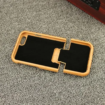 JAVY Lesene Primeru Telefon Za iPhone X XR XS Max 8 7 6 S Plus Ročno izdelanih Naravnih Pravega Lesa Bambusa Hard Cover